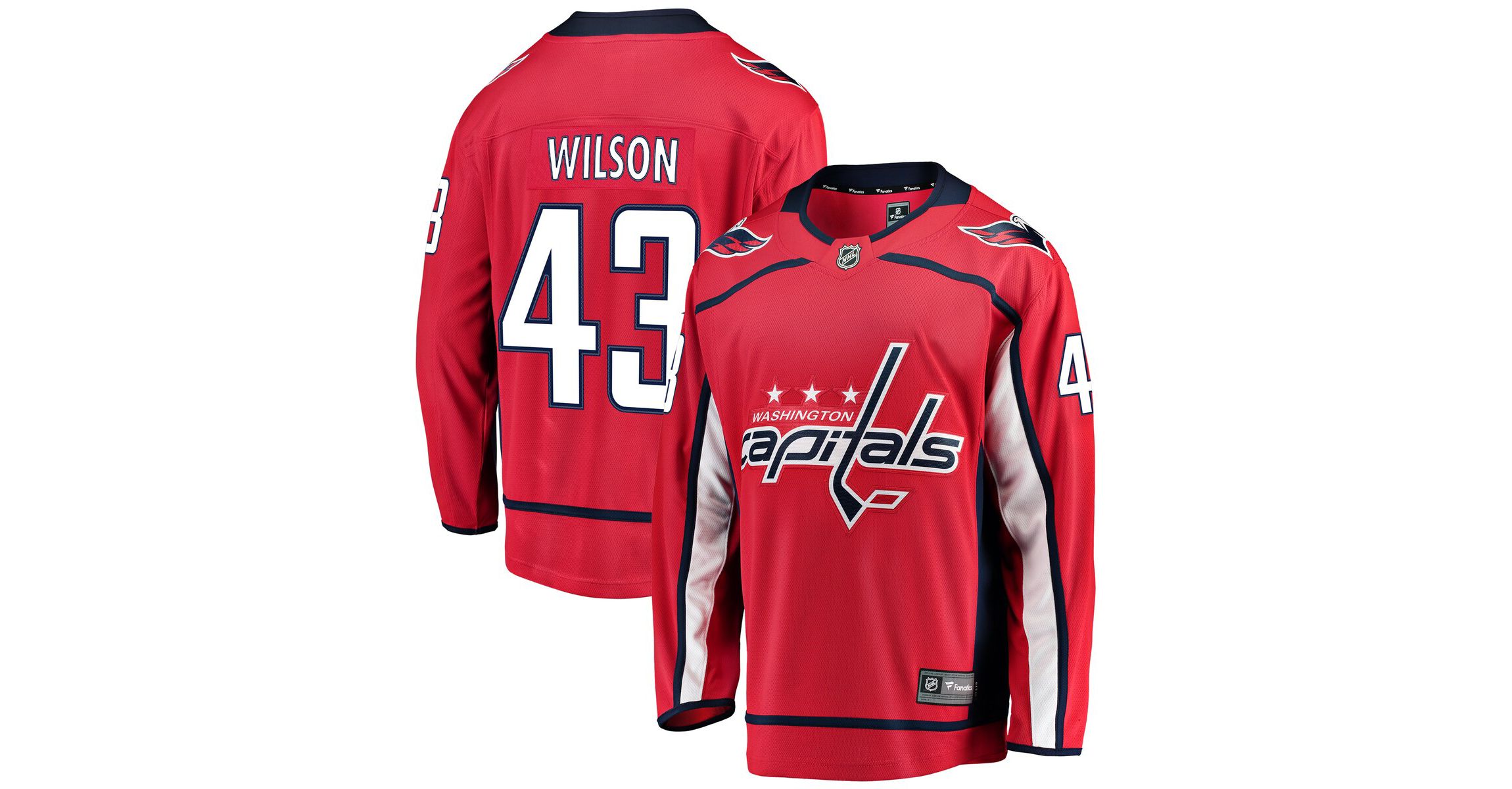 NHL Fanatics Tom Washington Capitals Home Breakaway Player Jersey
