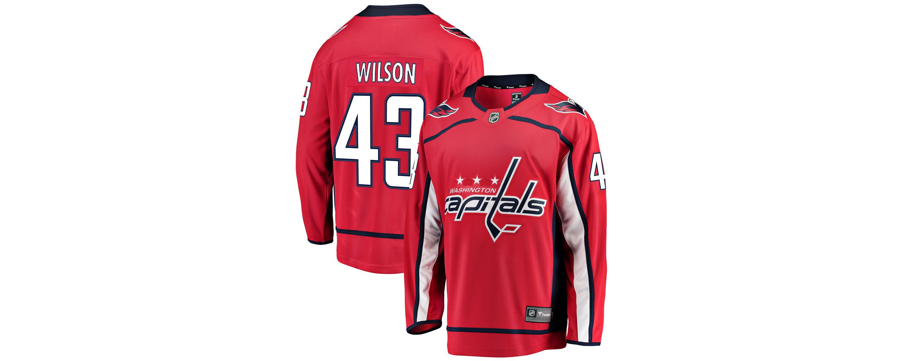 NHL Fanatics Tom Washington Capitals Home Breakaway Player Jersey