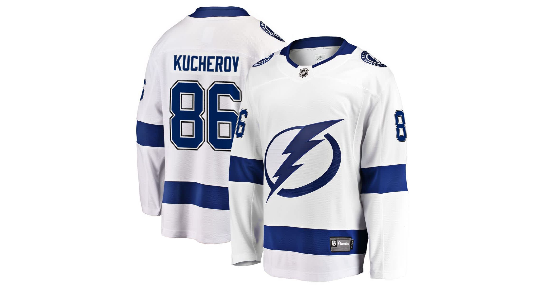 NHL Fanatics Nikita Kucherov Tampa Bay Lightning Breakaway Jersey