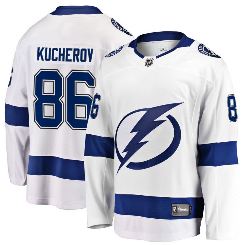 NHL Fanatics Nikita Kucherov Tampa Bay Lightning Breakaway Jersey