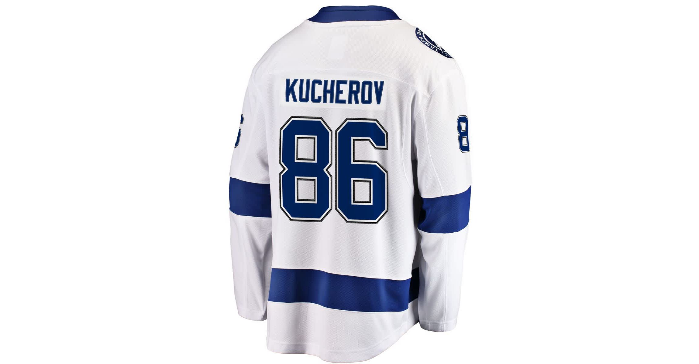 NHL Fanatics Nikita Kucherov Tampa Bay Lightning Breakaway Jersey