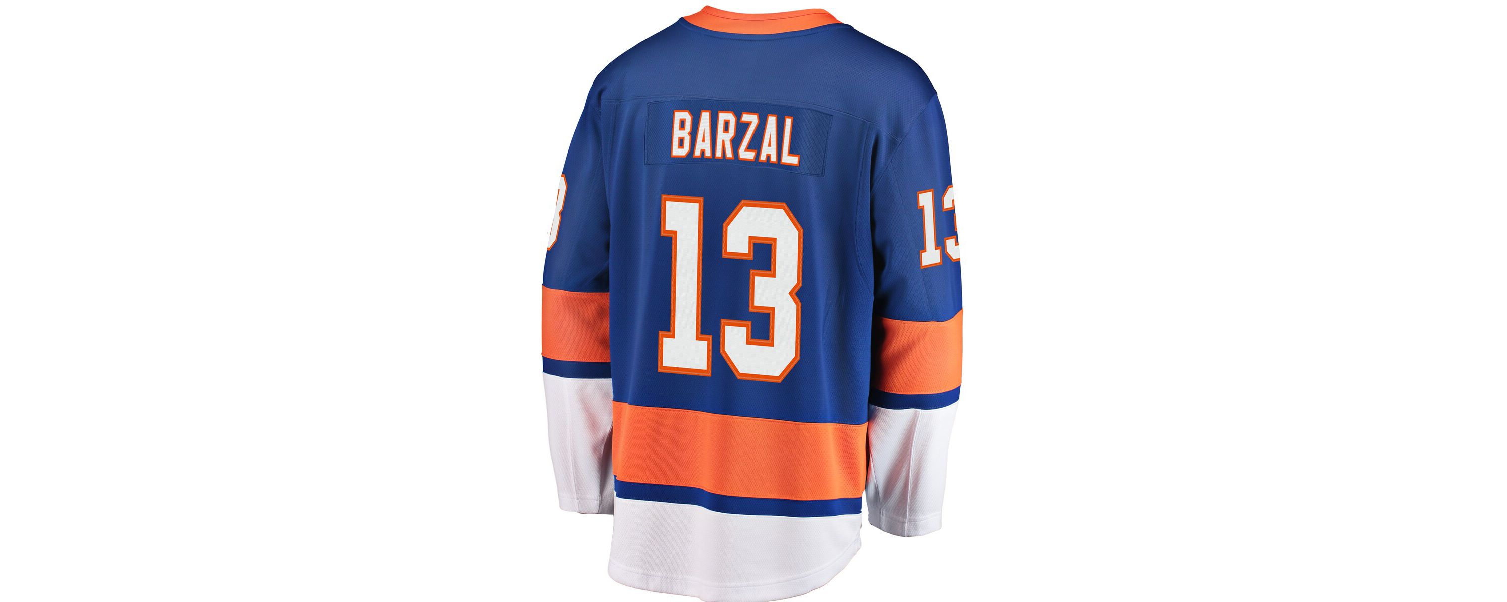 NHL Fanatics Mathew Barzal New York Islanders Breakaway Player Jersey