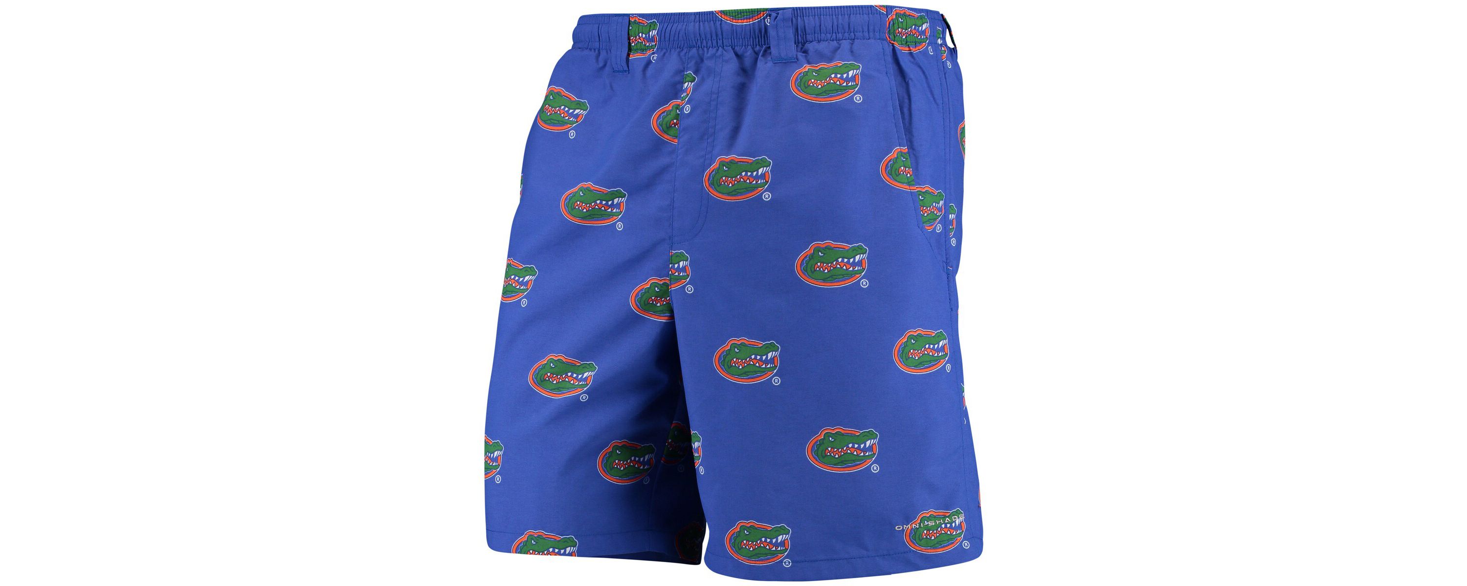 NCAA PFG Florida Gators Backcast II 8" Omni-Shade Hybrid Shorts