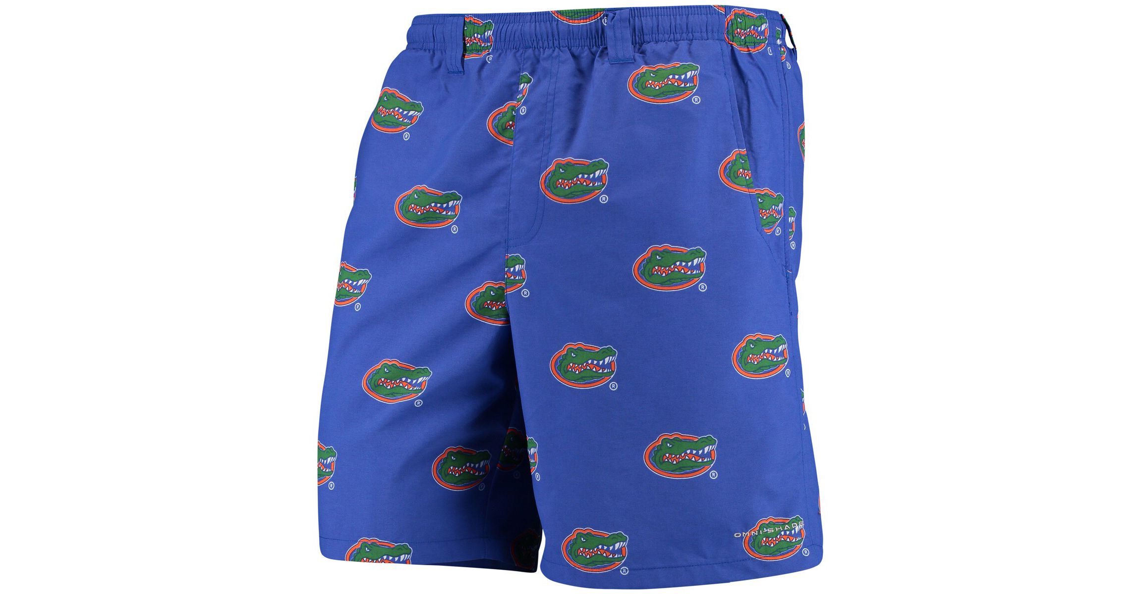 NCAA PFG Florida Gators Backcast II 8" Omni-Shade Hybrid Shorts