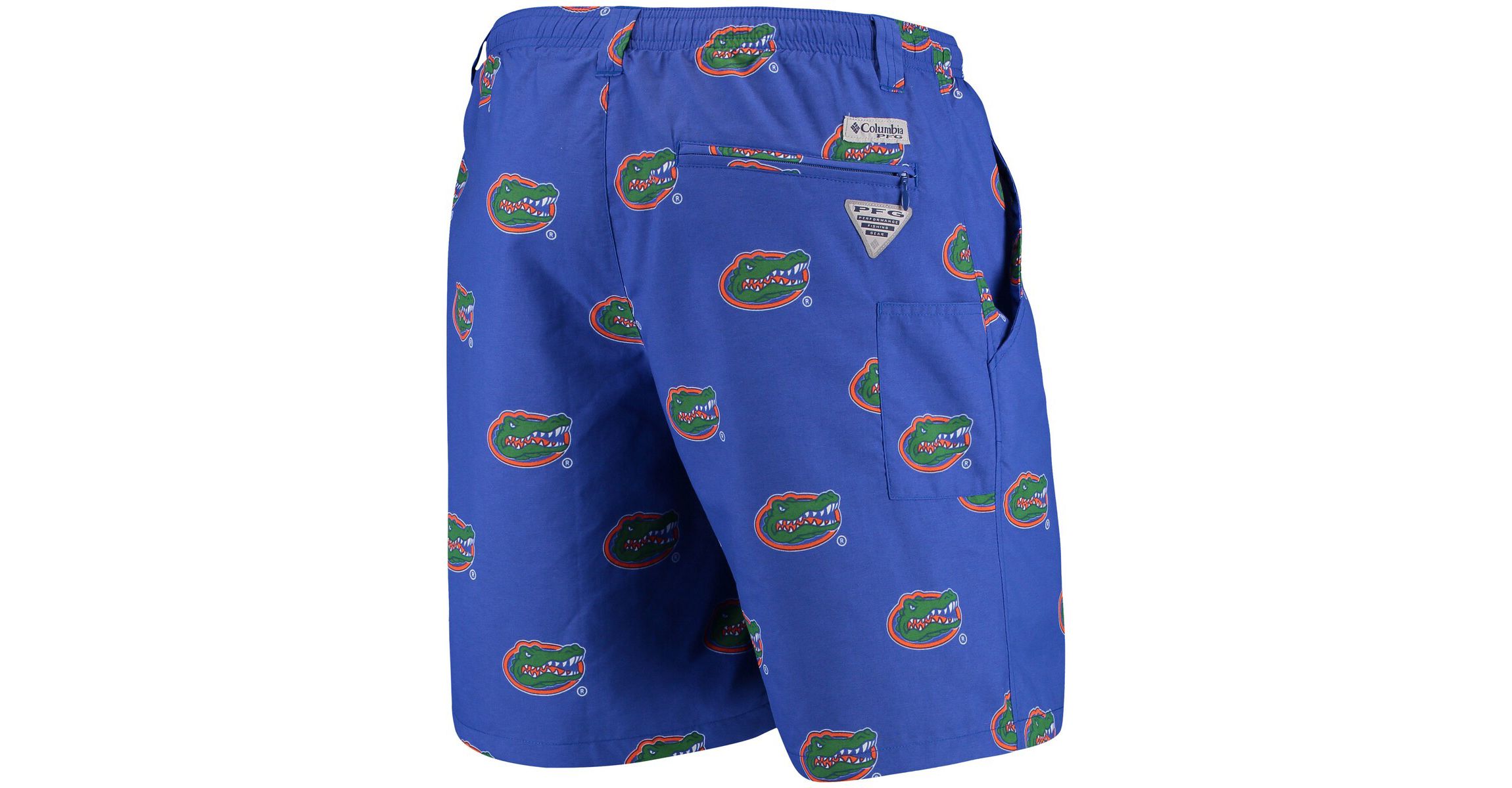 NCAA PFG Florida Gators Backcast II 8" Omni-Shade Hybrid Shorts
