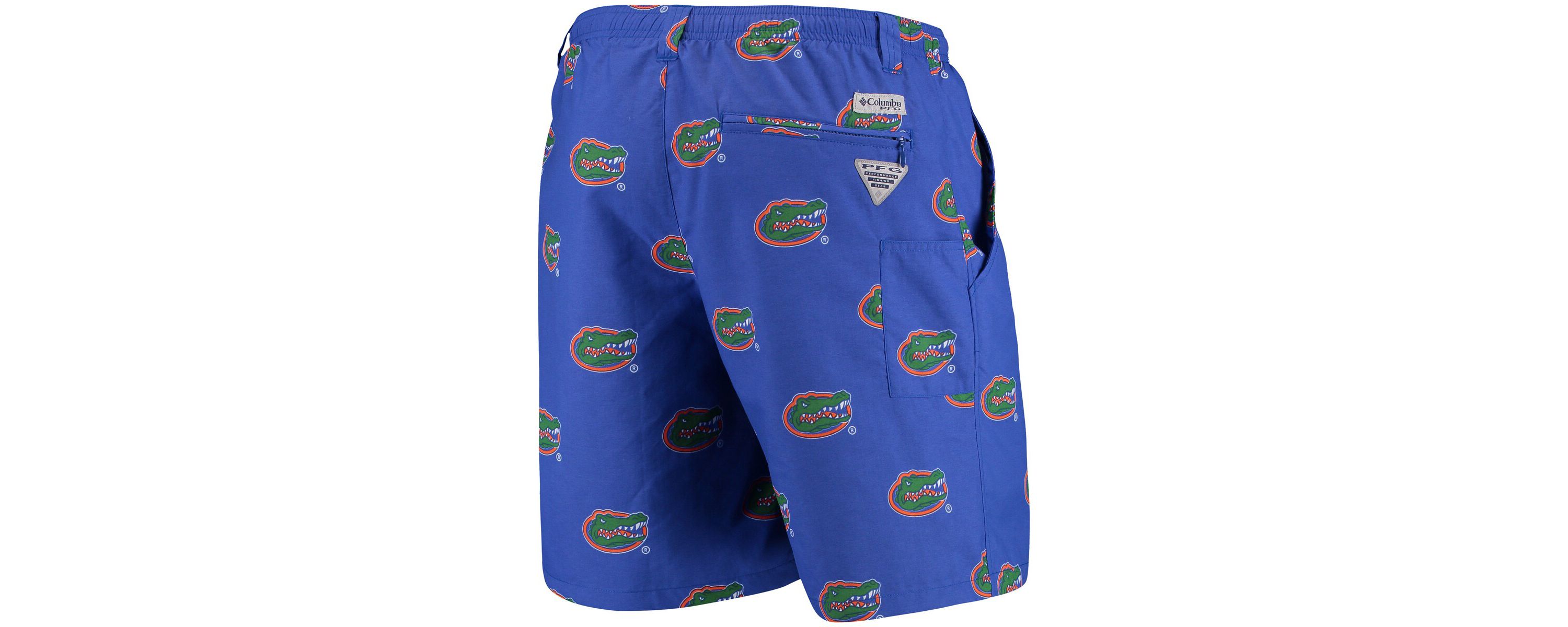 NCAA PFG Florida Gators Backcast II 8" Omni-Shade Hybrid Shorts