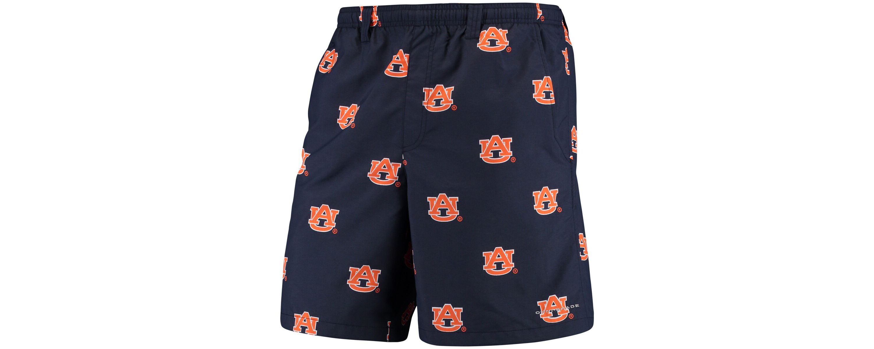 NCAA PFG Auburn Tigers Backcast II 8" Omni-Shade Hybrid Shorts