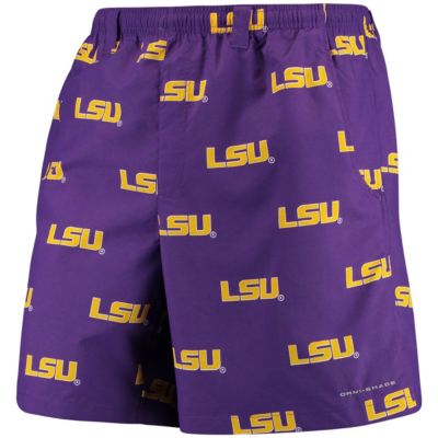 NCAA PFG LSU Tigers Backcast II 8" Omni-Shade Hybrid Shorts