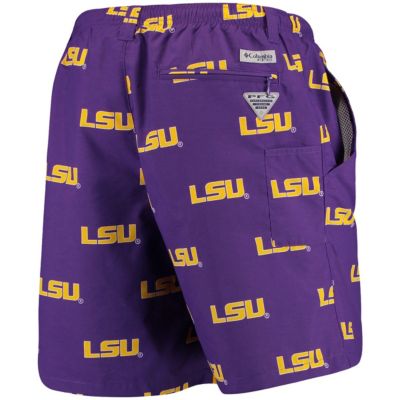 NCAA PFG LSU Tigers Backcast II 8" Omni-Shade Hybrid Shorts