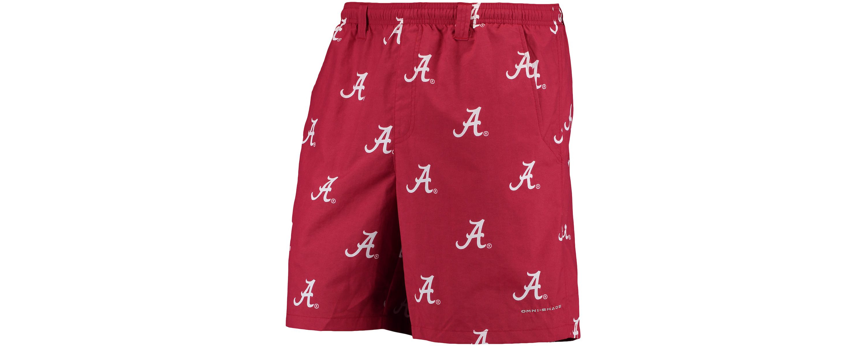 Alabama Crimson Tide NCAA PFG Alabama Tide Backcast II 8" Omni-Shade Hybrid Shorts