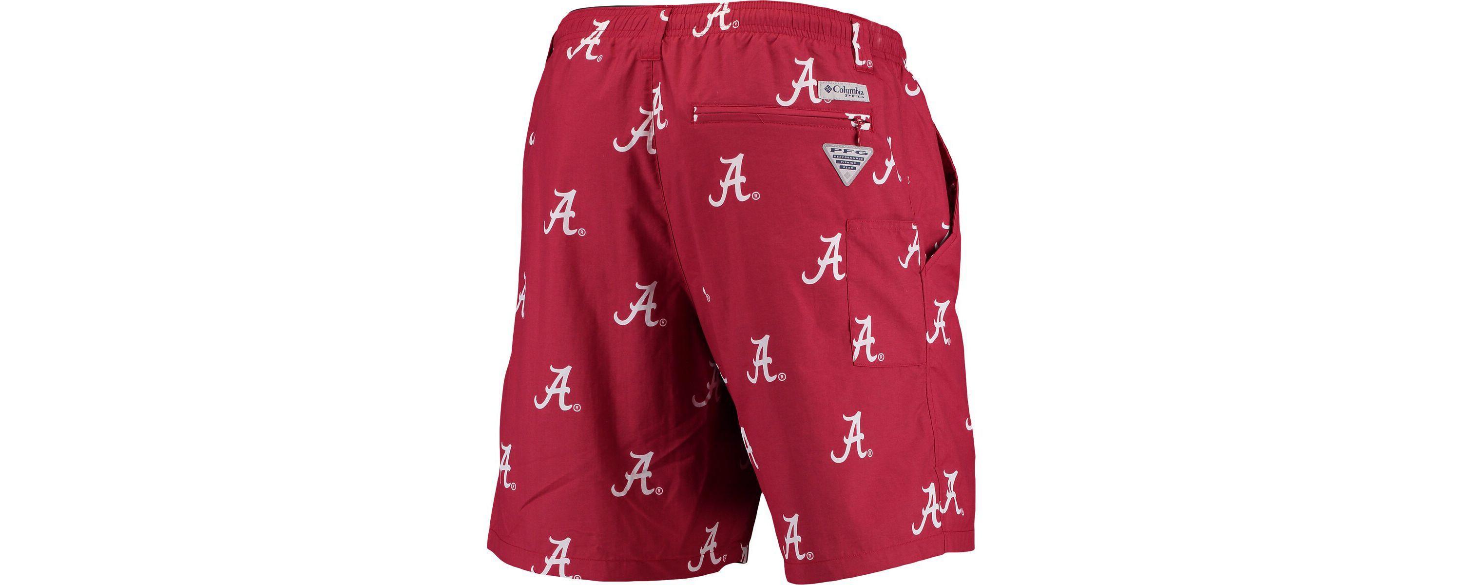 Alabama Crimson Tide NCAA PFG Alabama Tide Backcast II 8" Omni-Shade Hybrid Shorts