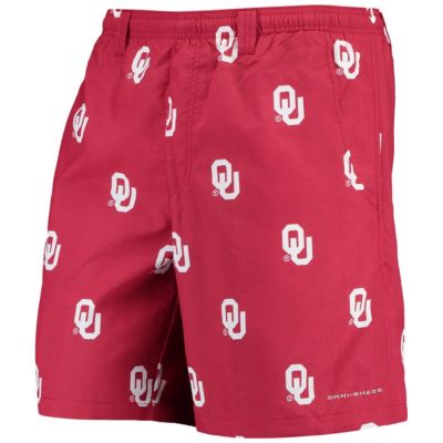 NCAA PFG Oklahoma Sooners Backcast II 8" Omni-Shade Hybrid Shorts