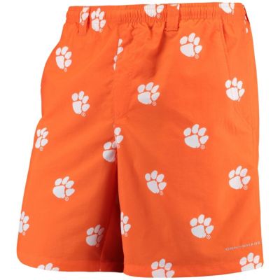 NCAA PFG Clemson Tigers Backcast II 8" Omni-Shade Hybrid Shorts