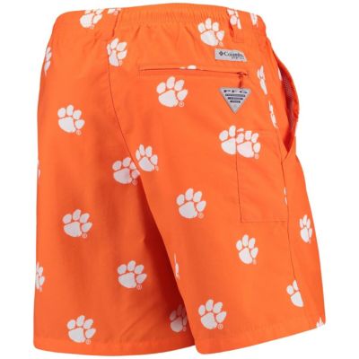 NCAA PFG Clemson Tigers Backcast II 8" Omni-Shade Hybrid Shorts