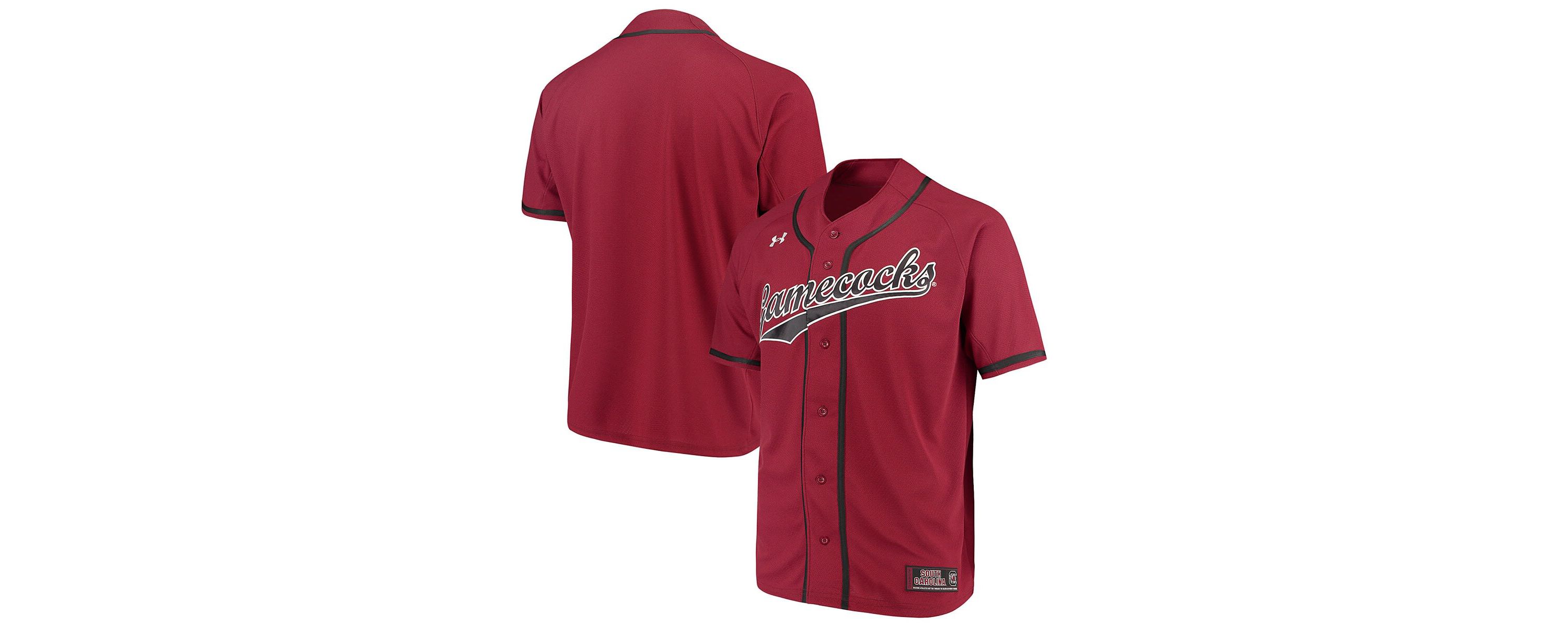 NCAA Under Armour South Carolina Gamecocks Performance Replica Baseball Jersey
