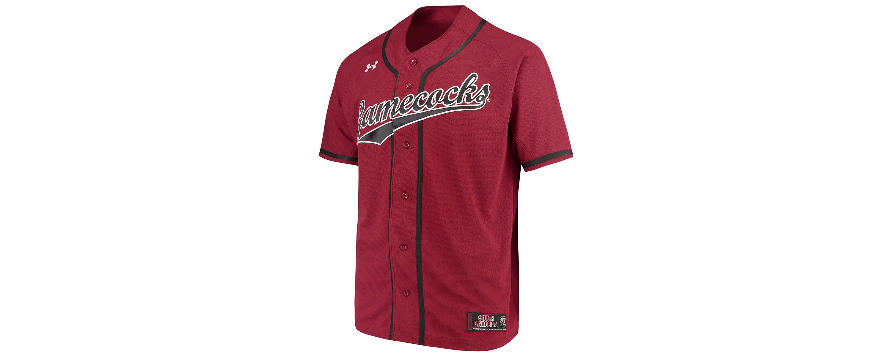 NCAA Under Armour South Carolina Gamecocks Performance Replica Baseball Jersey