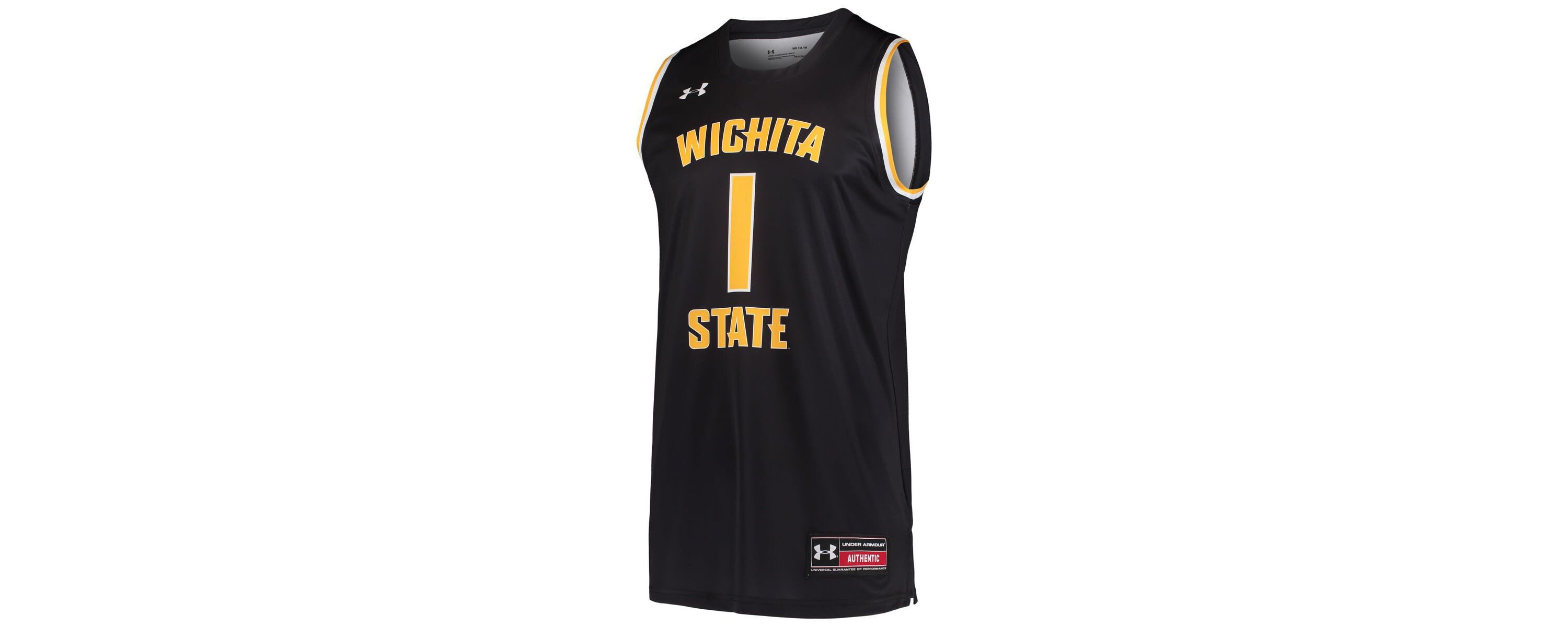 NCAA Under Armour #1 Wichita State Shockers Basketball Replica Jersey