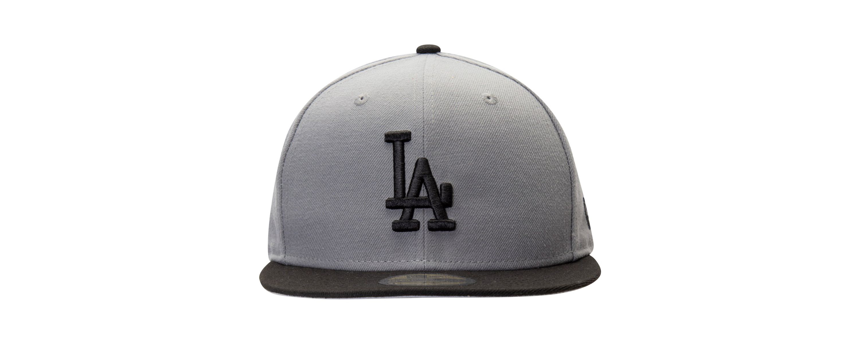 MLB Gray/Black Los Angeles Dodgers Two-Tone 59FIFTY Fitted Hat