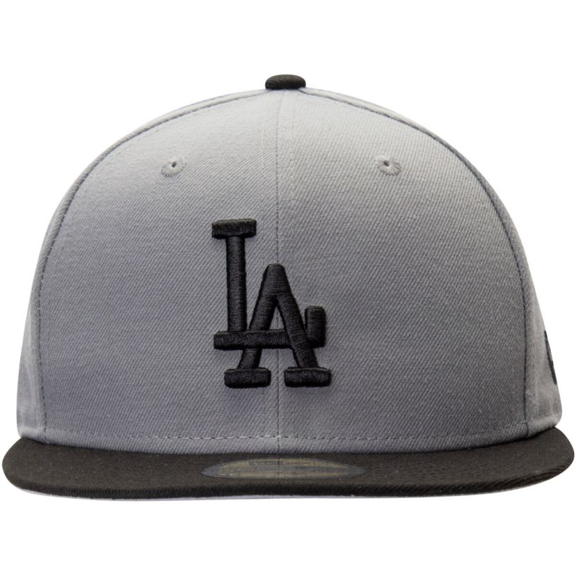 MLB Gray/Black Los Angeles Dodgers Two-Tone 59FIFTY Fitted Hat