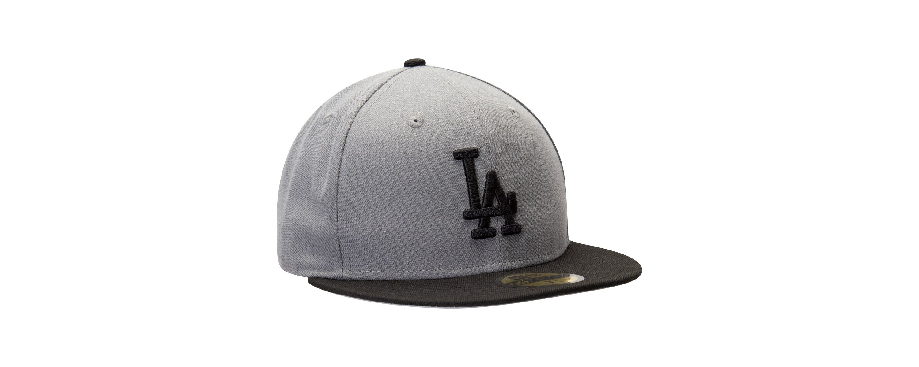 MLB Gray/Black Los Angeles Dodgers Two-Tone 59FIFTY Fitted Hat