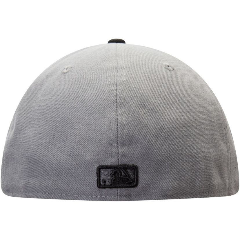 MLB Gray/Black Los Angeles Dodgers Two-Tone 59FIFTY Fitted Hat