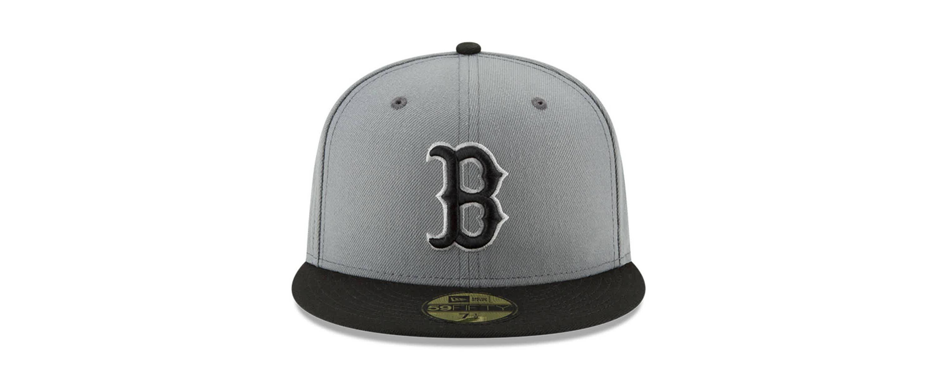 Boston Red Sox MLB Gray/Black Boston Sox Two-Tone 59FIFTY Fitted Hat