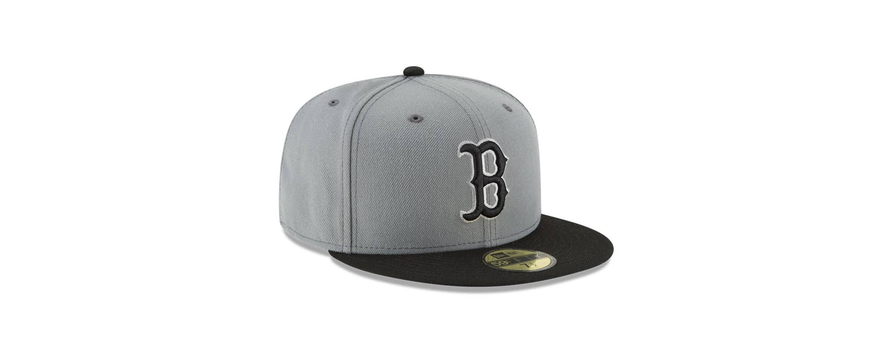 Boston Red Sox MLB Gray/Black Boston Sox Two-Tone 59FIFTY Fitted Hat