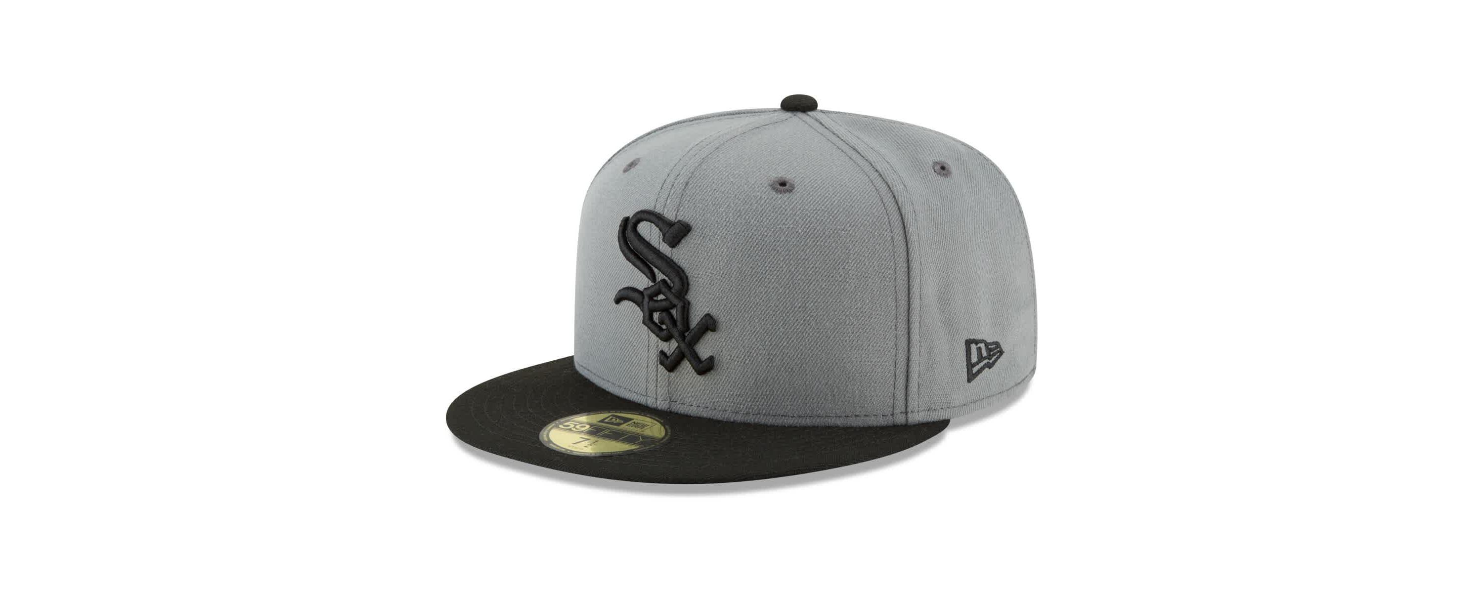 Chicago White Sox MLB Gray/Black Chicago Sox Two-Tone 59FIFTY Fitted Hat