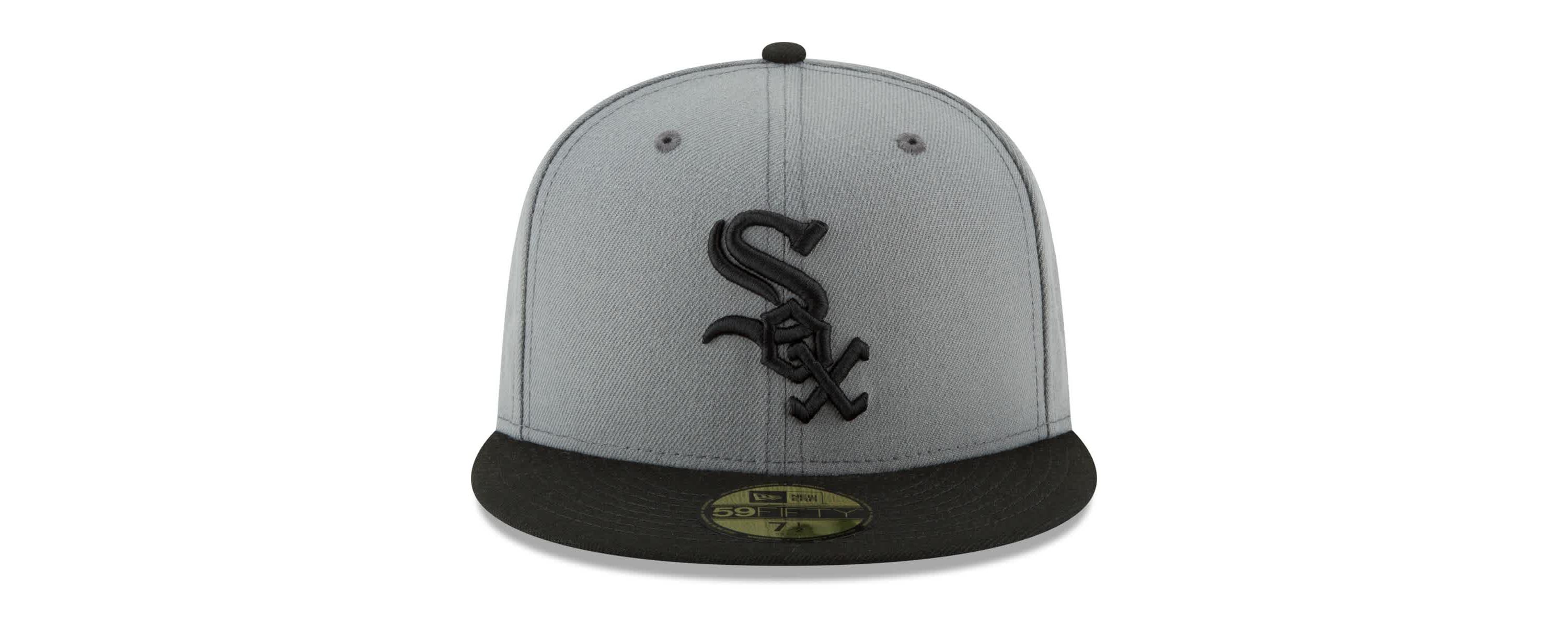 Chicago White Sox MLB Gray/Black Chicago Sox Two-Tone 59FIFTY Fitted Hat