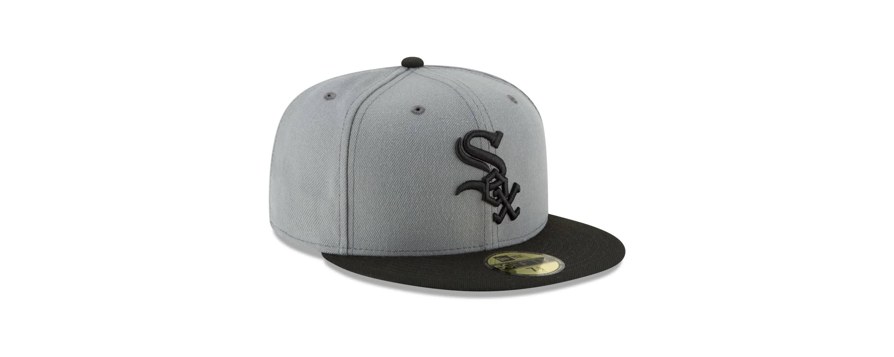 Chicago White Sox MLB Gray/Black Chicago Sox Two-Tone 59FIFTY Fitted Hat