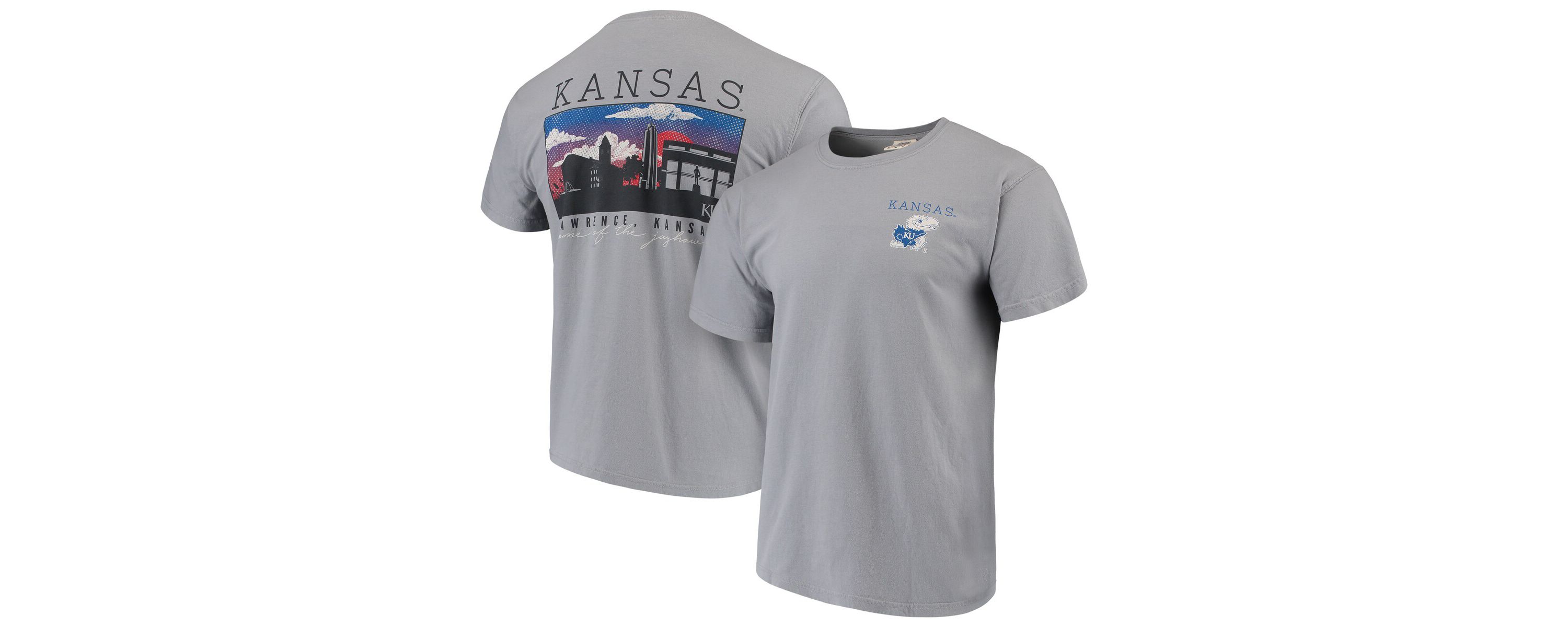 NCAA Kansas Jayhawks Campus Scenery T-Shirt