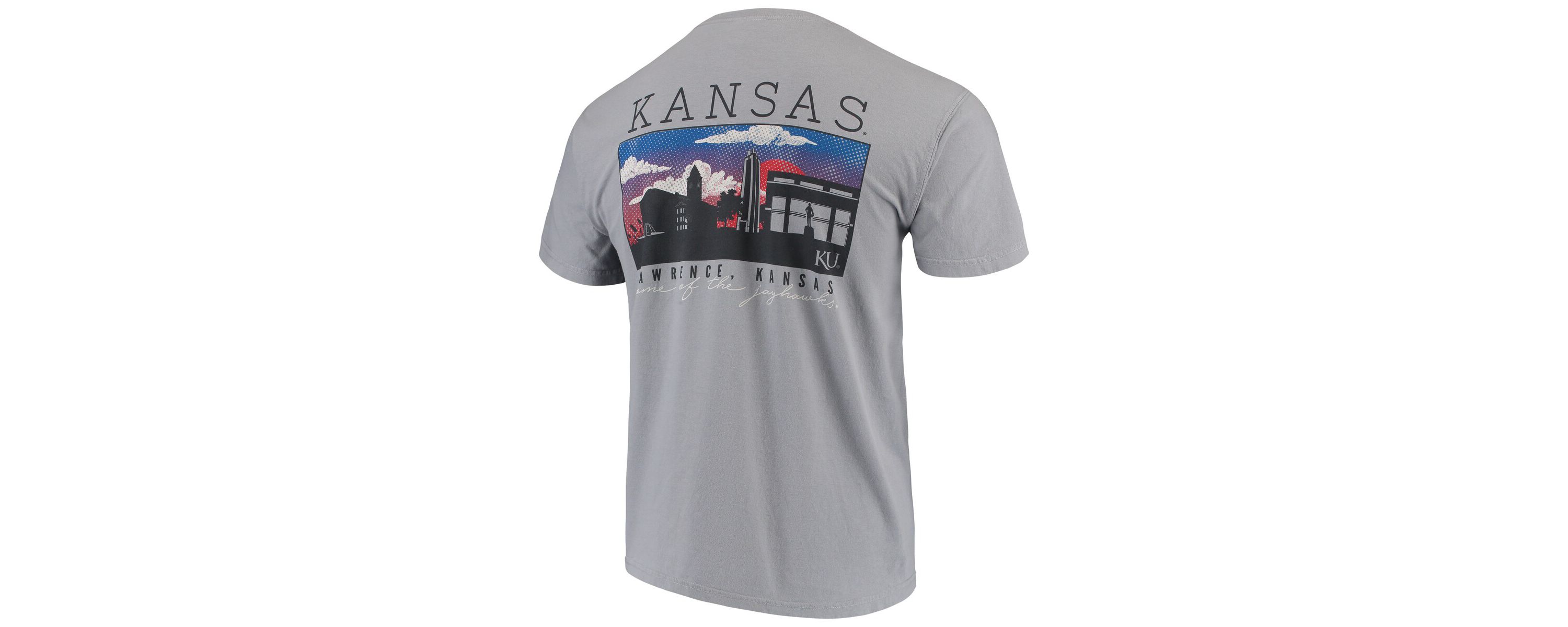 NCAA Kansas Jayhawks Campus Scenery T-Shirt