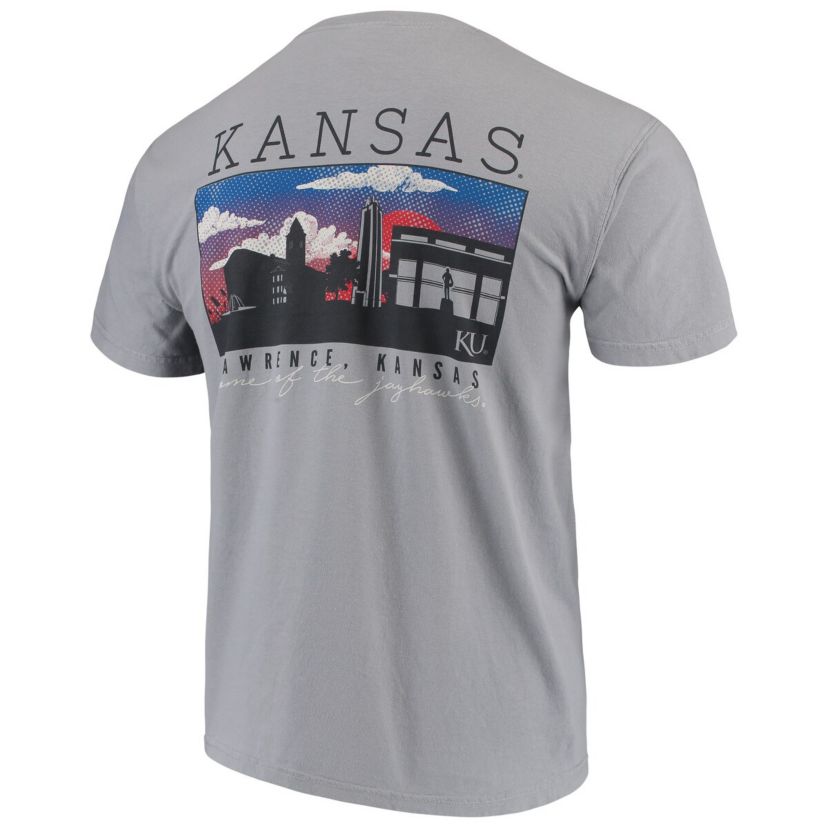 NCAA Kansas Jayhawks Campus Scenery T-Shirt