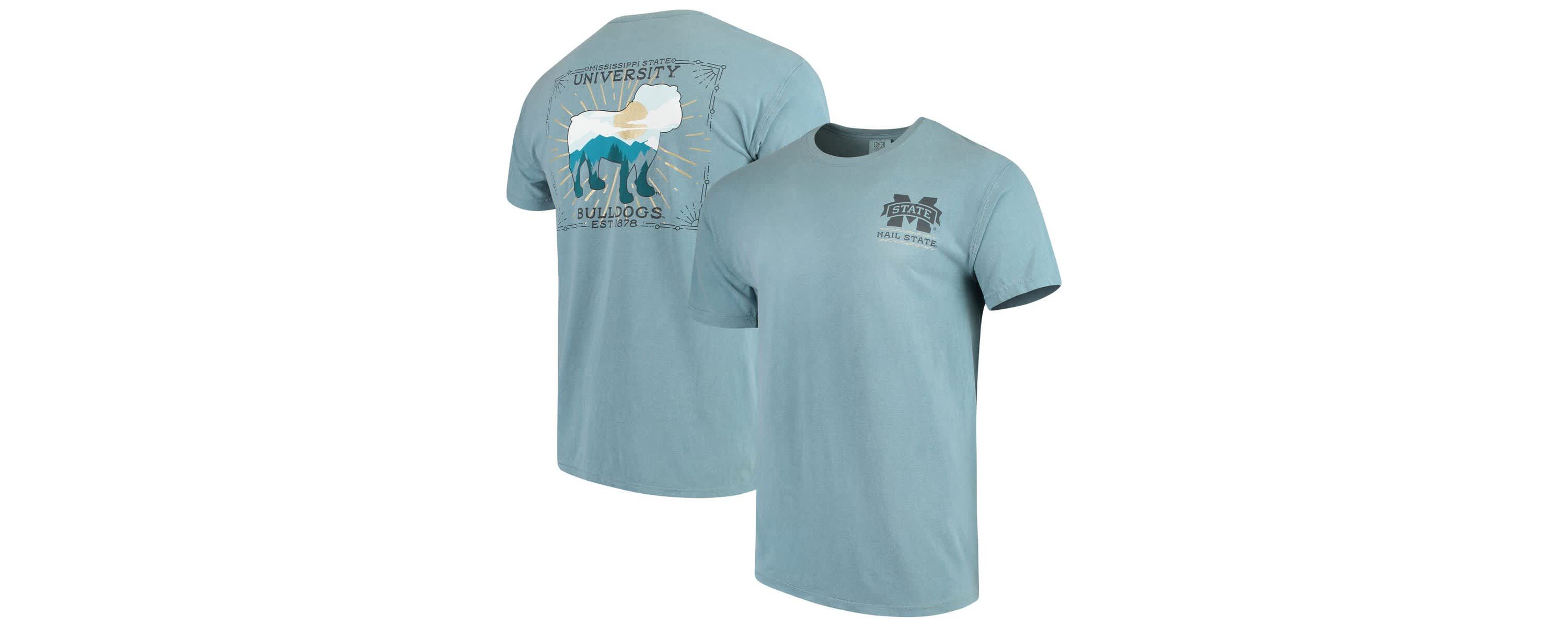 NCAA Mississippi State Bulldogs State Scenery T-Shirt