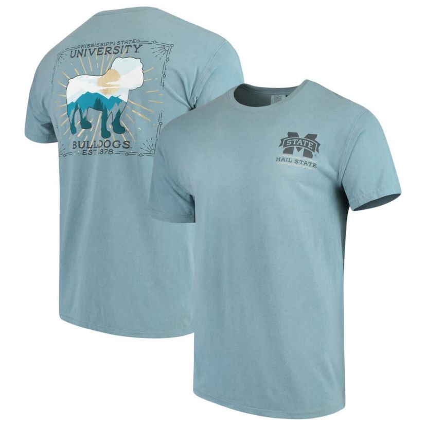 NCAA Mississippi State Bulldogs State Scenery T-Shirt