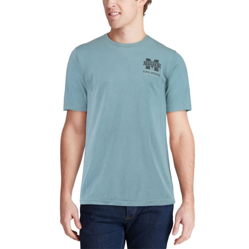 NCAA Mississippi State Bulldogs State Scenery T-Shirt