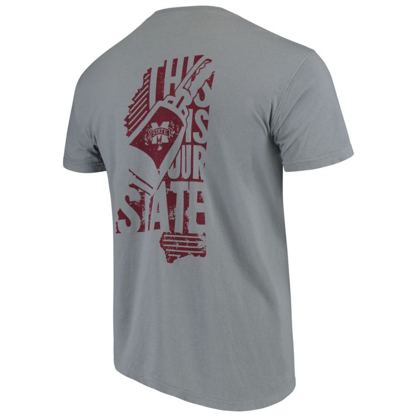 NCAA Mississippi State Bulldogs Phrase Local Comfort Color T-Shirt