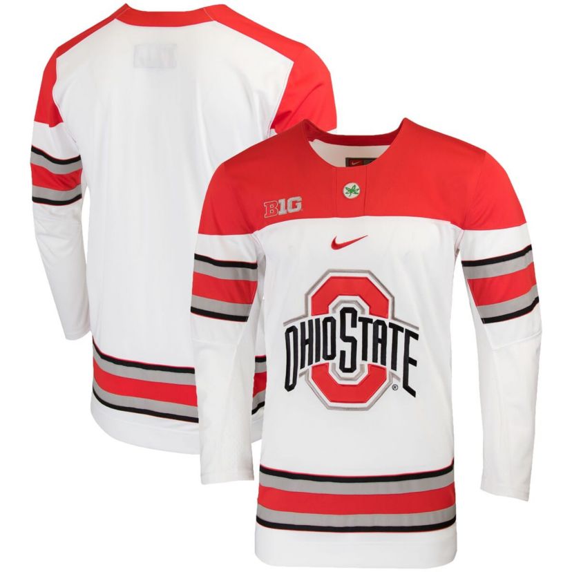 NCAA Nike Ohio State Buckeyes Replica NCAA Hockey Jersey