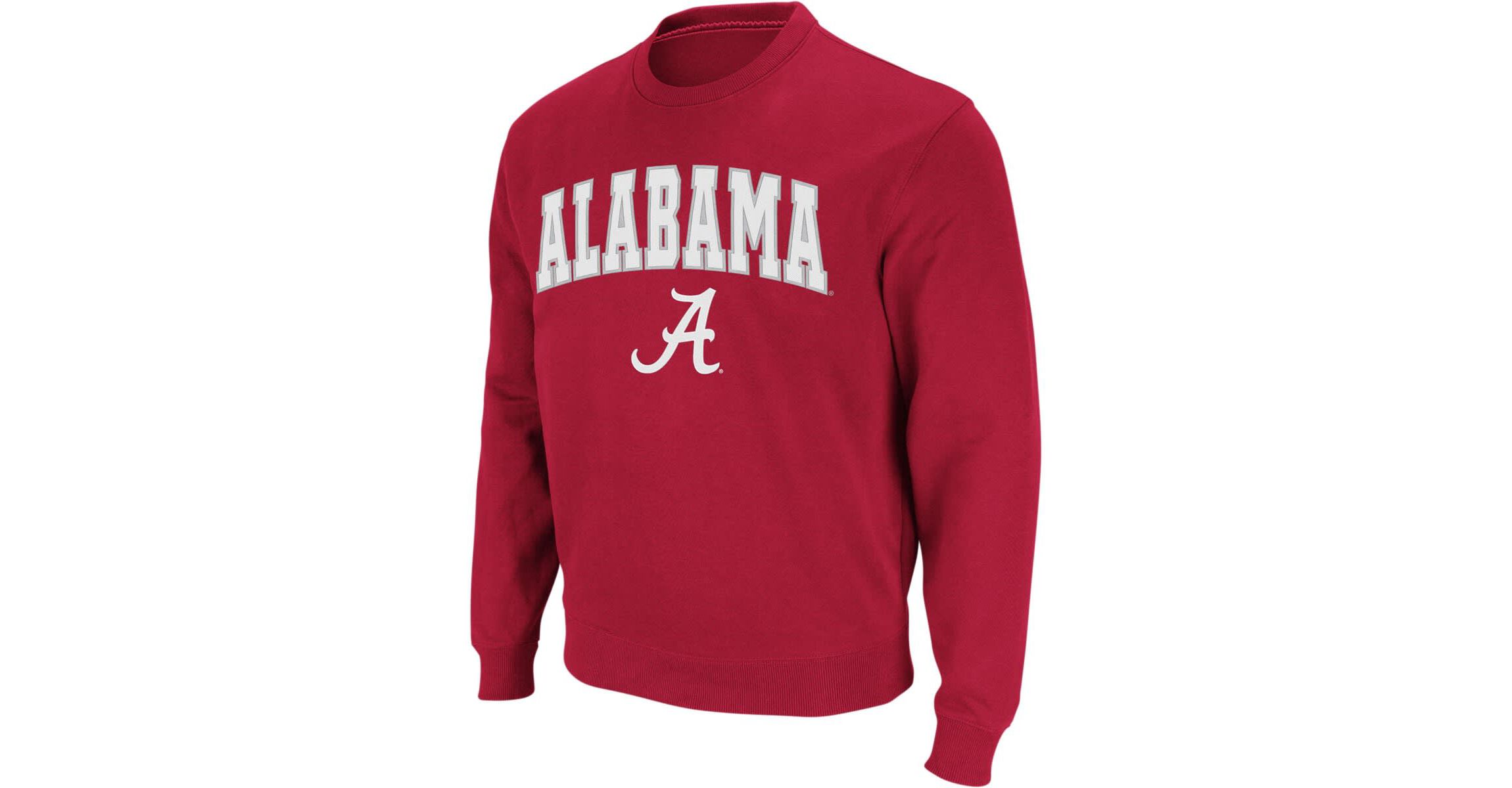 Alabama Crimson Tide NCAA Alabama Tide Arch & Logo Crew Neck Sweatshirt