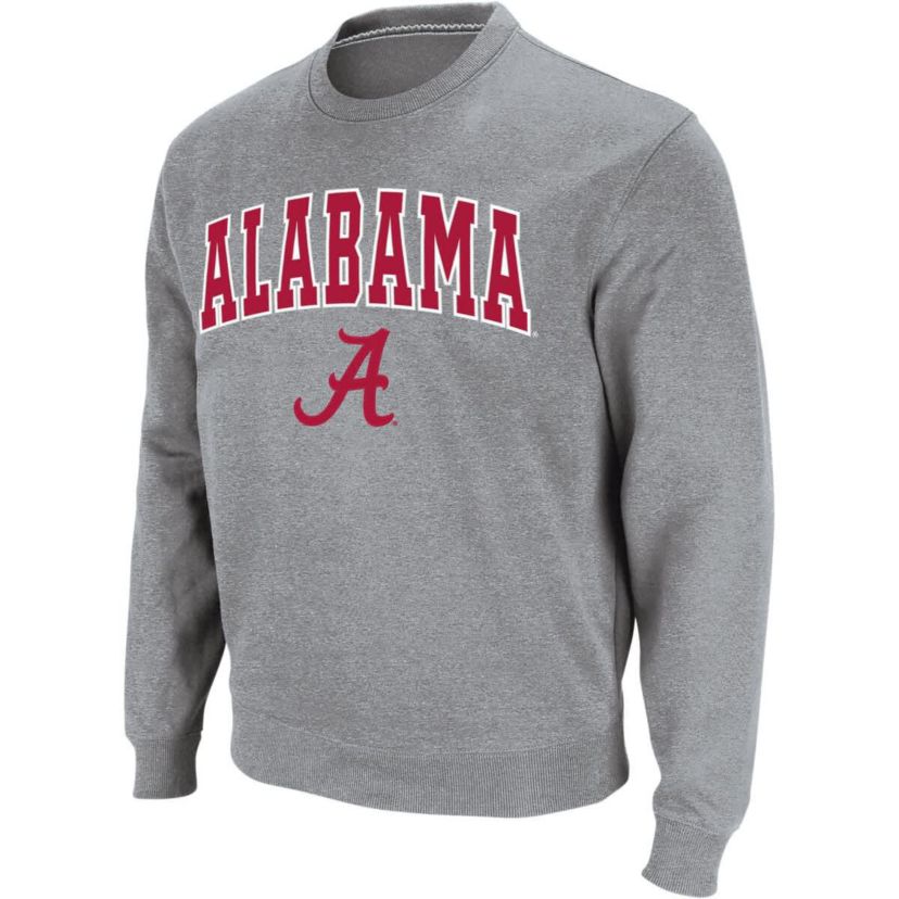 Alabama Crimson Tide NCAA ed Alabama Tide Arch & Logo Crew Neck Sweatshirt