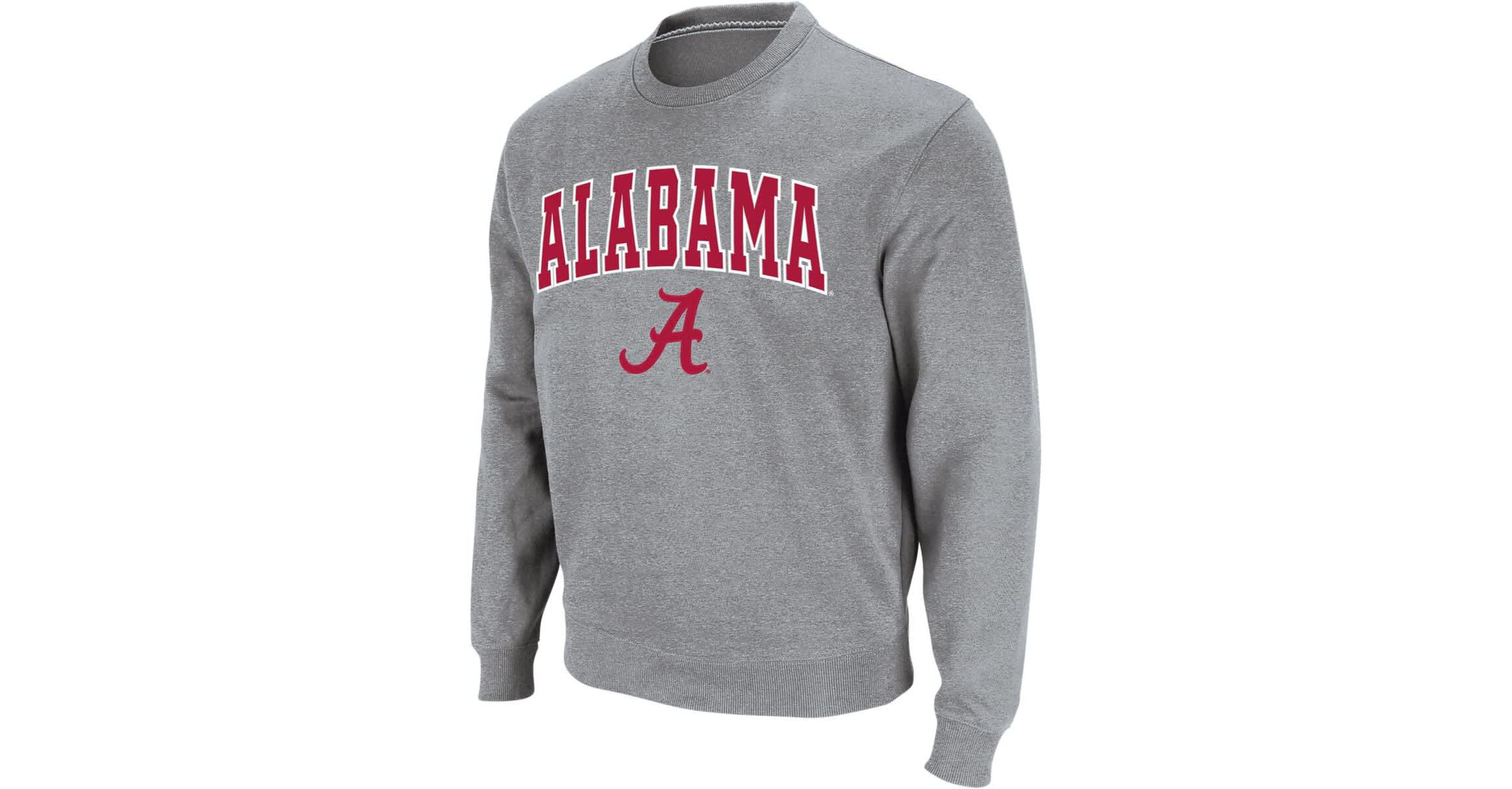 Alabama Crimson Tide NCAA ed Alabama Tide Arch & Logo Crew Neck Sweatshirt