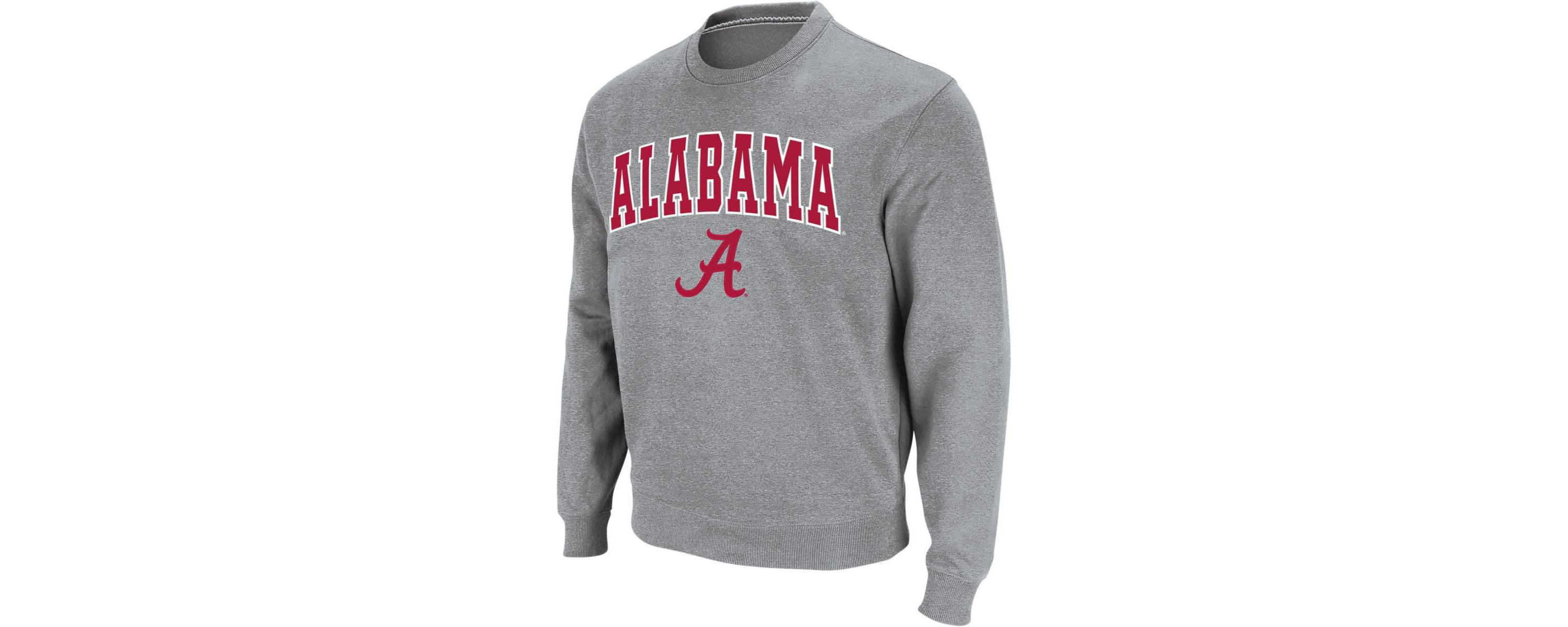 Alabama Crimson Tide NCAA ed Alabama Tide Arch & Logo Crew Neck Sweatshirt