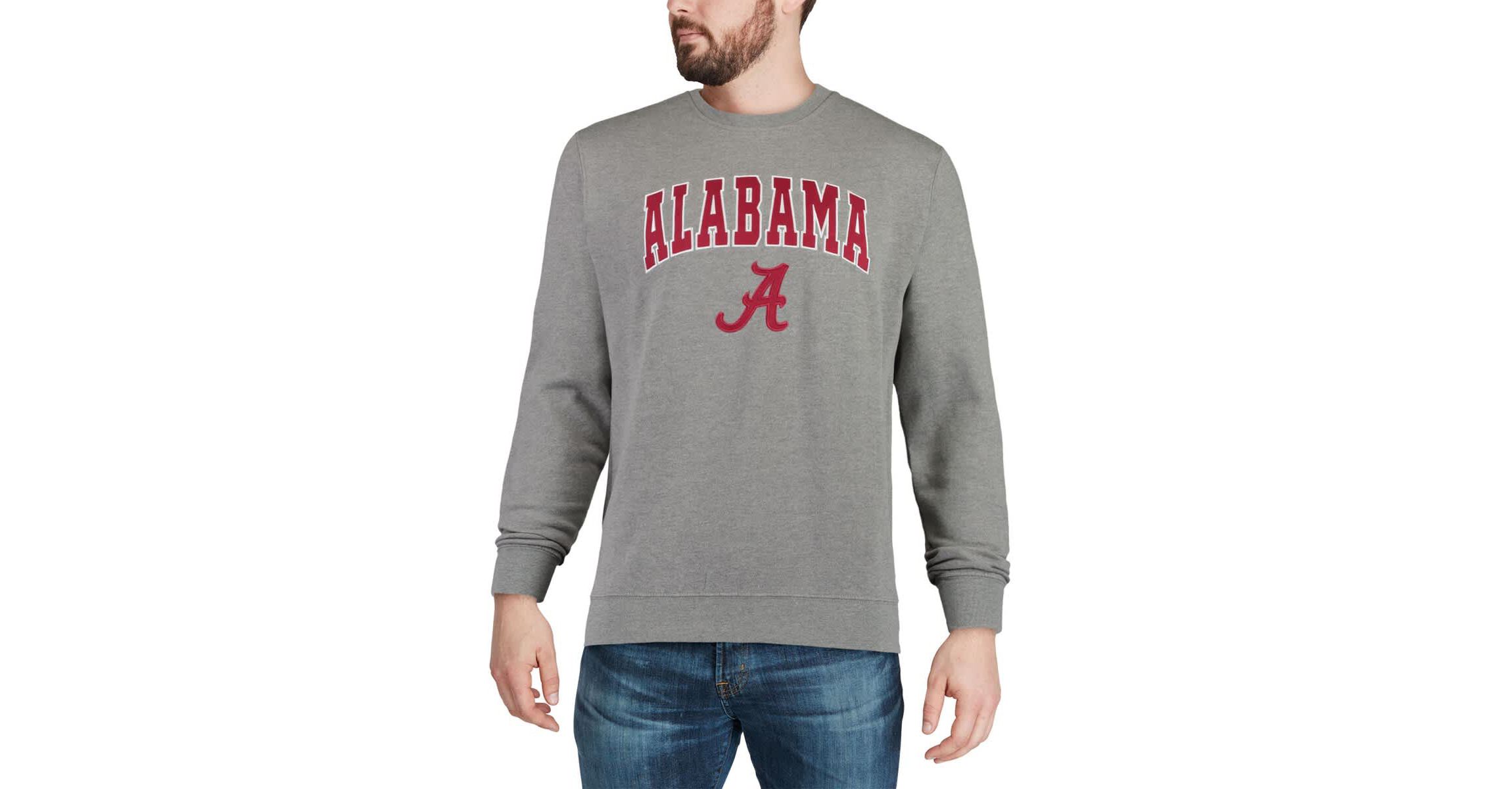 Alabama Crimson Tide NCAA ed Alabama Tide Arch & Logo Crew Neck Sweatshirt