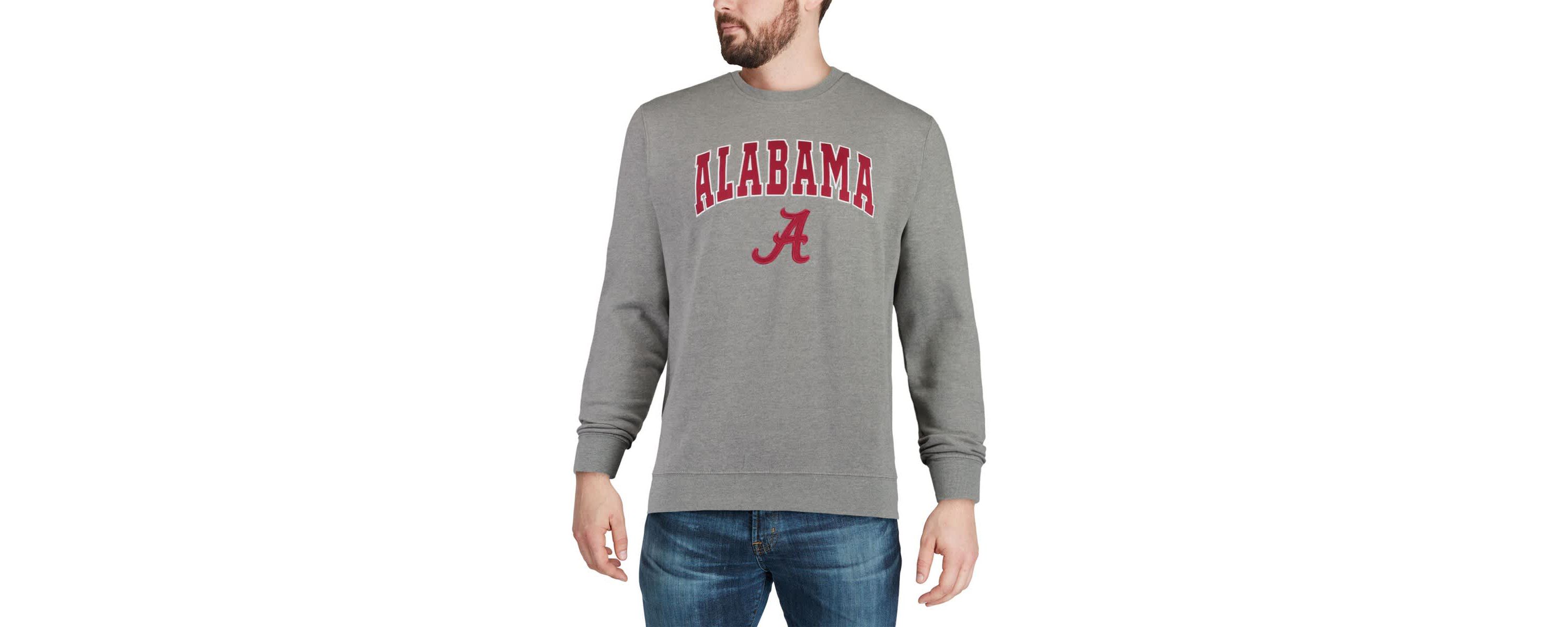 Alabama Crimson Tide NCAA ed Alabama Tide Arch & Logo Crew Neck Sweatshirt