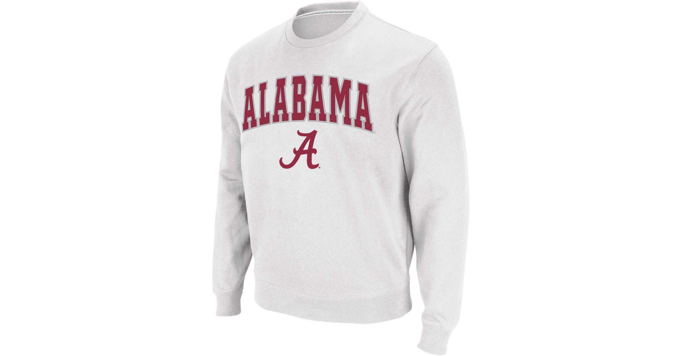 Alabama Crimson Tide NCAA Alabama Tide Arch & Logo Crew Neck Sweatshirt