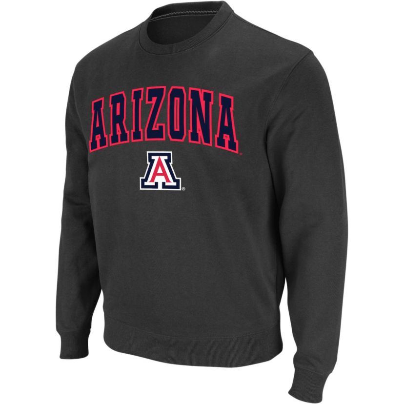 NCAA Arizona Wildcats Arch & Logo Crew Neck Sweatshirt