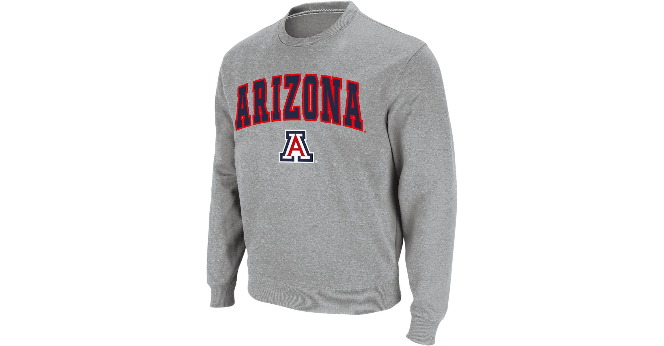 NCAA Arizona Wildcats Arch & Logo Crew Neck Sweatshirt