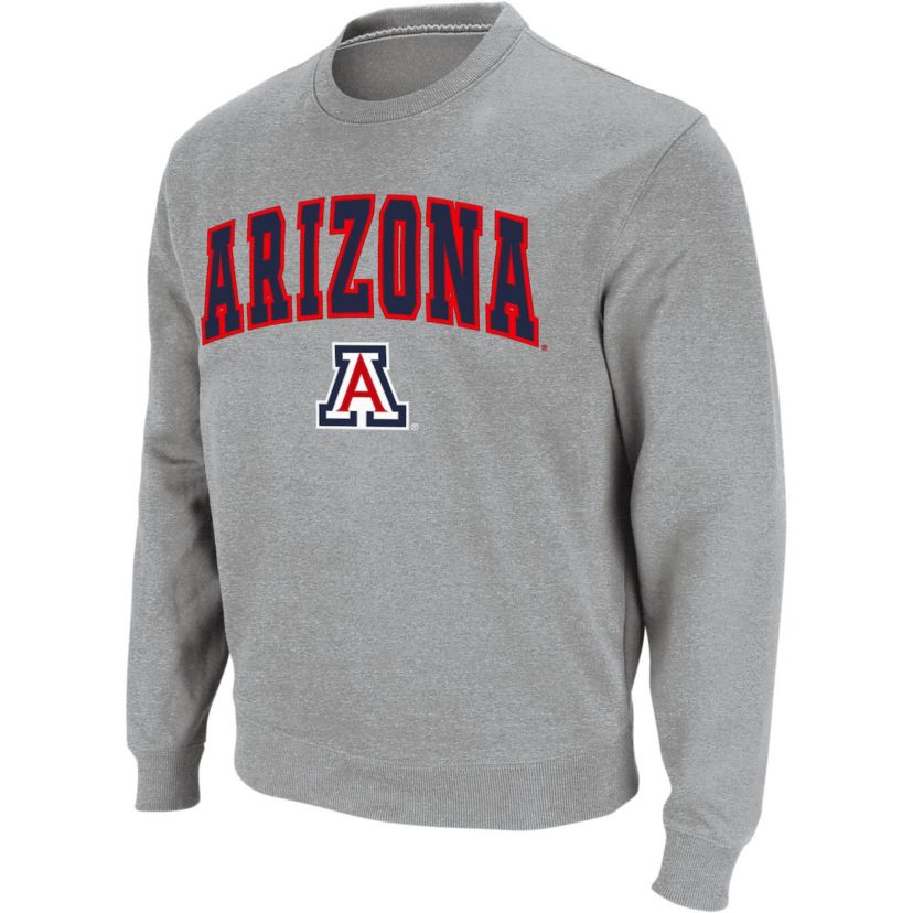 NCAA Arizona Wildcats Arch & Logo Crew Neck Sweatshirt