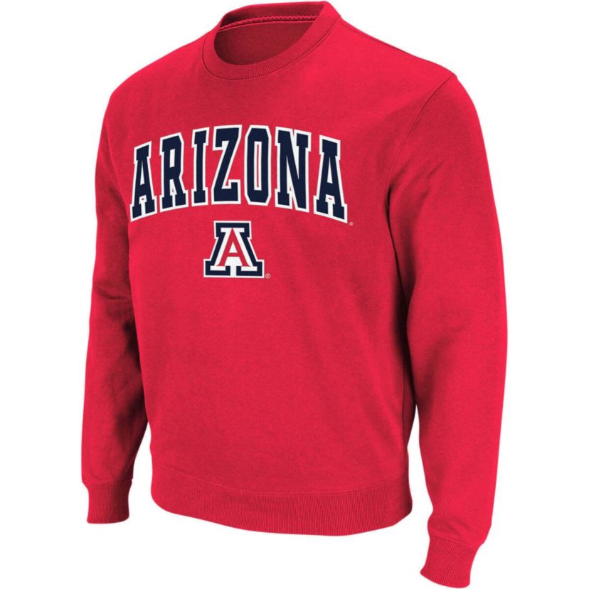NCAA Arizona Wildcats Arch & Logo Crew Neck Sweatshirt