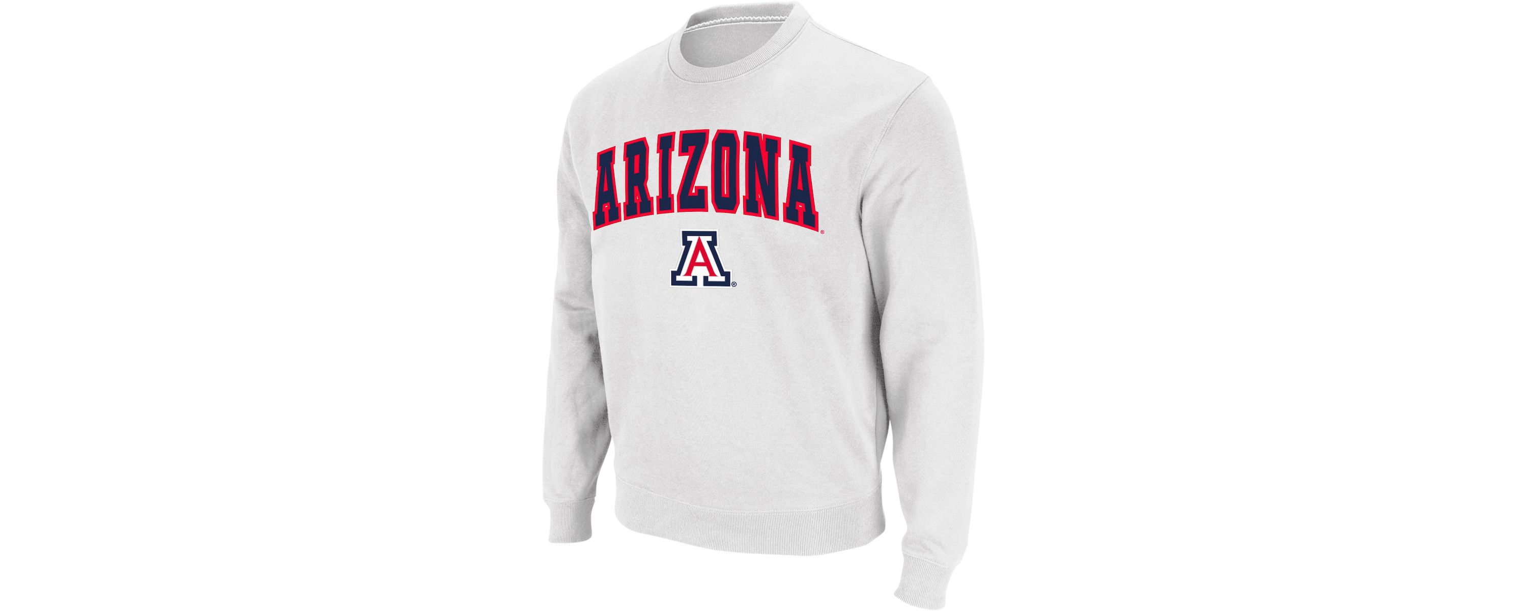NCAA Arizona Wildcats Arch & Logo Crew Neck Sweatshirt